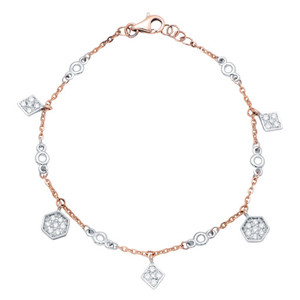 Elegante Pulsera de Oro Rosa de 14 Quilates para Mujer, 2.810 Gramos, Suministro Directo al por Mayor, Joyería Moderna para Uso Diario, Envío Rápido, Venta al por Mayor - Product Image 3