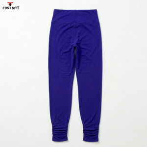 Best Sellers High Waist Knitted <b>Leggings</b> <b>with</b> <b>Pockets</b> Plus Size Workout Gym Fitness Yoga Pants Breathable Seamless 100% Cotton - Product Image 5