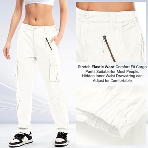 Pantalon cargo classique sur mesure, multi-poches, utilitaire, matière légère, pour le travail, les voyages et la mode streetwear décontractée - Product Image 5