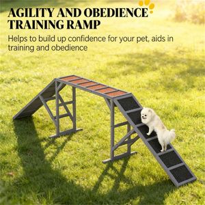 Rampa Grigia per Addestramento Agility Cani, Attrezzatura per Allenamento su Pista - Product Image 2