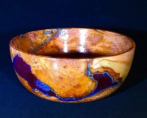 ชามไม้เรซิ่นอีพ็อกซี่ทำมือคุณภาพพรีเมียม ปลอดสาร BPA สำหรับเสิร์ฟสลัดผลไม้และตกแต่งโต๊ะสไตล์ร่วมสมัย - Product Image 4