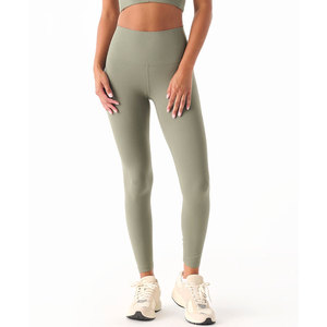 Leggings couleur claire, matière respirante, coupe ajustée confortable, toucher doux, meilleur fournisseur, tenue durable, élastique, logo personnalisé - Product Image 1