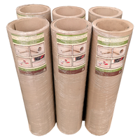 P.C.I. Rouleau de papier de protection de sol en carton industriel 450 GSM, fourni par une usine thaïlandaise pour les chantiers de construction
