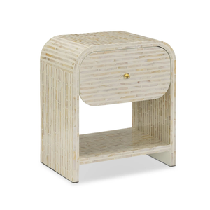 Mesa de Noche Moderna con Incrustaciones de Madreperla para Dormitorio o Sala de Estar, Hecha en Vietnam, Venta al Por Mayor - Product Image 2