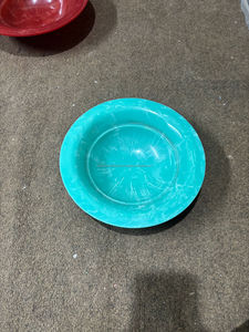 Modern <b>Marble</b>-Look Resin Bowl <b>Set</b> Best Quality Polished and Sustainable Design Food Safe for Parties Fruits Includes Plate - Product Image 5