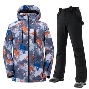 Traje de Esquí Profesional Impermeable para Invierno, para Hombre y Mujer, Chaqueta y Pantalones de Snowboard con Degradado, Térmico, Transpirable y Resistente al Viento - Product Image 2