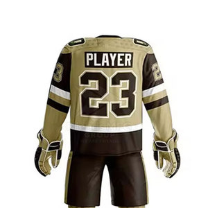 Shorts de sport en polyester respirant, écologique et léger, coupe confortable pour les performances sportives, uniforme de hockey sur glace - Product Image 6