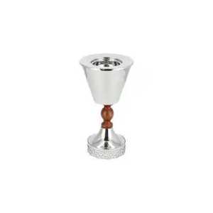 Ensemble de brûleurs à bakhoor en métal de luxe, base en cristal, support d'encens sphérique arabe, Mabkhara moderne, trio pour cadeau et bureau - Product Image 2
