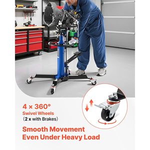 Martinetto Idraulico Telescopico da 600 kg (1322 libbre) con Doppio Telescopio e Pedale per Sollevamento Veicoli - Product Image 6