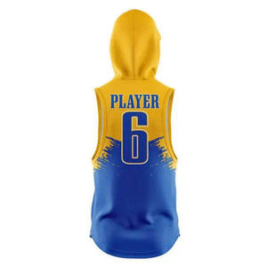 Uniformes de Fútbol 7V7 para Adultos, Personalizados, Impresos, Transpirables, Antibacterianos, de Secado Rápido, Sin Mangas, Tallas Grandes, para Verano, Venta al Por Mayor de Fábrica - Product Image 3