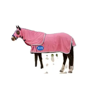 2022 Horse Summer Deluxe Show Rug and Hood Set 2022 Horse Summer horse rugs best quality color pink