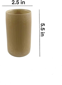 Tasses en bambou, design minimaliste, écologiques, vaisselle pour la maison, volume 300 ml, fabrication artisanale personnalisée - Product Image 5