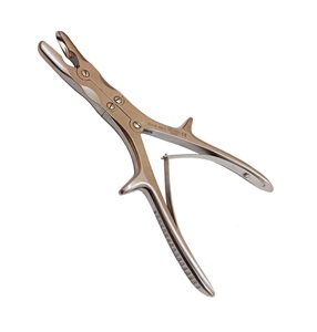 Rongeur à os double action de qualité supérieure, forceps de précision pour la neurochirurgie et les procédures orthopédiques - Product Image 1