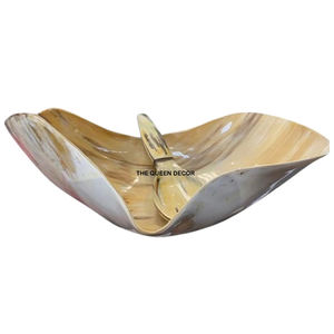 Bol en corne de buffle poli élégant au design classique pour servir les fruits, usage décoratif, vente en gros, écologique, passe au lave-vaisselle - Product Image 5