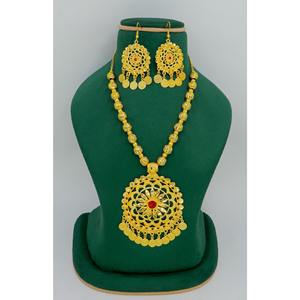 Oman Special Designer Gold Plated Necklace for Women <b>Indian</b> Exclusive Designs Omani Vintage Beads Necklace Ethnic Dubai Jewelry - Product Image 5
