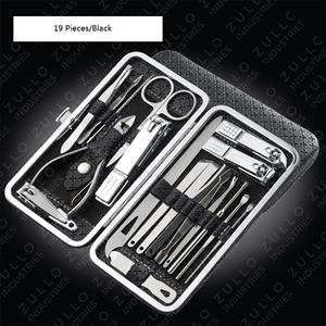 New Arrival Professional Stainless Steel <b>Manicure</b> Pedicure <b>Kit</b> Nail Clipper Set Beauty Grooming Tools OEM Private Label - Product Image 3