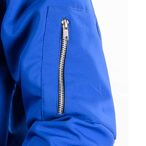 Customized Embroidered Logo Patches Patchwork Design Quilted 100% Wool Thick Windproof Winter Varsity <b>Jacket</b> <b>Men</b> Casual Ribbed - Product Image 6