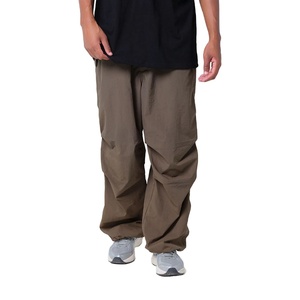Pantalones Cargo informales de talla grande Unisex al por mayor, lona transpirable, impermeable, respetuoso con el medio ambiente, a prueba de viento, bordados, con bolsillos laterales - Product Image 1