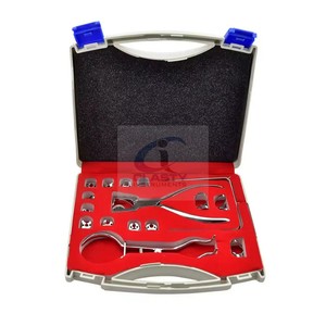 CLASTY INSTRUMENTS Kit d'instruments de dentisterie pour diaphragme gingival en acier inoxydable, comprenant une pince manuelle, outils chirurgicaux réutilisables, certifié CE Classe I 1 - Product Image 1