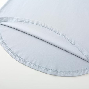 เสื้อยืดคอกลมทรงหลวมสำหรับผู้ชาย ผลิตขายส่ง เสื้อแขนสั้นลำลองสไตล์สตรีทแวร์ พรีเมียม ผ้าฝ้าย 100% รับผลิตแบบ OEM ODM สหรัฐอเมริกา - Product Image 5