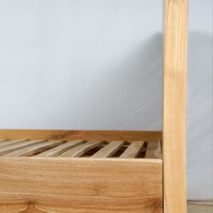 Cama de madera nórdica tamaño king, juego de muebles modernos para dormitorio, diseño simple para decoración del hogar. - Product Image 4