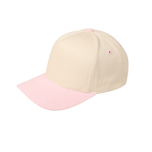 Custom Hat 5 Panel Blank Baseball Caps Woven Label Baseball Hats Curved Brim Unstructure Cotton <b>Fabric</b> Hats Caps For Men Women - Product Image 4