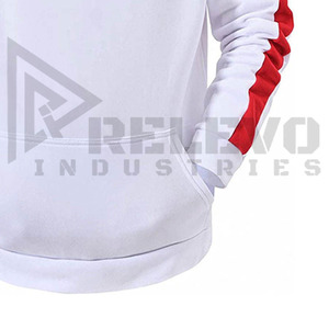 Survêtement décontracté pour homme à capuche imprimé personnalisé de haute qualité, 2 pièces, pull-over complet, jogging, 100% coton, séchage rapide - Product Image 3