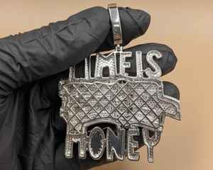 Joyería Hip Hop para Hombre, Colgante Personalizado con Letras, Plata de Ley 925, Diamante Moissanita VVS, Número, Nombre, Inicial, Logotipo - Product Image 2