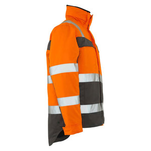 Veste de travail réfléchissante imperméable d'hiver avec logo personnalisé, vêtements de travail de sécurité haute visibilité, veste de travail pour les ouvriers - Product Image 3