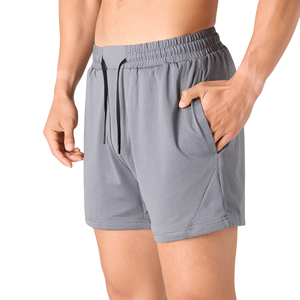 Pantalones Cortos Deportivos Transpirables de Malla para Hombre, Ligeros, de Secado Rápido, para Gimnasio, Entrenamiento, Correr, con Cintura Elástica - Product Image 3