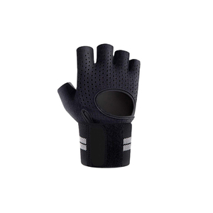 Honeycomb Silicone Anti-Slip Weightlifting <b>Gloves</b> with Extended Wrist Support - Breathable Half-Finger Workout <b>Gloves</b> for Power - Product Image 4