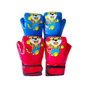Gants de boxe pour enfants OEM 2026, motif tigre mignon, en cuir PU de qualité supérieure, pour l'entraînement des jeunes, fabriqués par TRIOTAKE INDUSTRY - Product Image 1