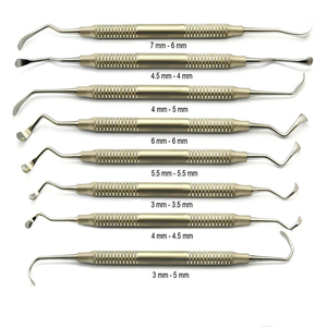 Kit de Microcirugía Periodontal, Instrumentos Quirúrgicos para Implantes Dentales, Juego de Sondas y Elevadores de Periósteo, Hecho de Acero Inoxidable - Product Image 1