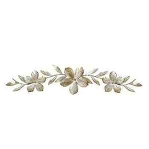 Metal Floral Wall Sculpture Modern Irregular Design Home Decor Living Room Accent <b>Single</b> Piece - Product Image 1