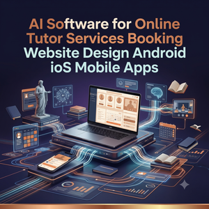 Logiciel ERP CRM IA pour la conception de sites web de réservation de services de tutorat en ligne, applications mobiles Android iOS, WordPress, Shopify, e-commerce - Product Image 3