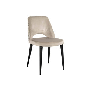 Modern Minimalist <b>Dining</b> <b>Table</b> Set with 6 Upholstered Chairs Marble <b>Top</b> Midcentury Design for Home Furniture - Product Image 5