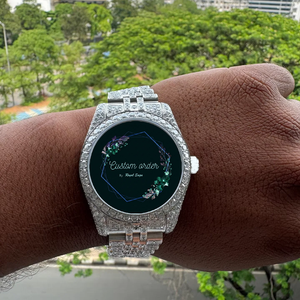 Customized Hip Hop 41mm VVS Moissanite Diamond Watch Ice Out Luxury <b>Men</b> Women Mechanical Watch Stainless Steel Luxury Watch - Product Image 2