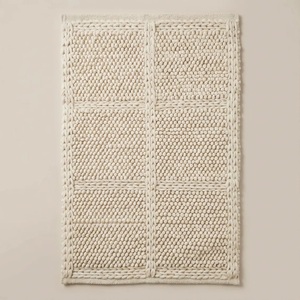 พรมขนสัตว์ทอมือลายหินกรวด ขอบถัก ป้องกันการลื่น เหมาะสำหรับสัตว์เลี้ยง สไตล์สแกนดิเนเวียน ใช้ในบ้าน พื้นหลังทำจากยางลาเท็กซ์ หนานุ่ม - Product Image 1