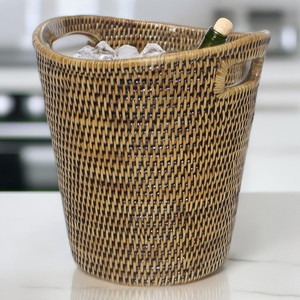 Seau à glace en rotin pour vin, bac à boissons, panier refroidisseur de boissons, seaux à bière – prix usine - Product Image 1