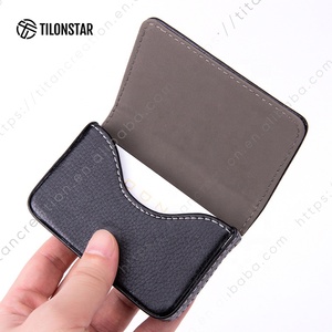 TILONSTAR TNC102 Boîte à cartes de visite en cuir Étui porte-cartes de crédit - Product Image 2