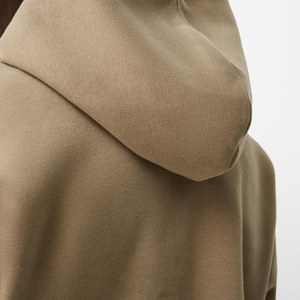 Sweat-shirt à capuche oversize pour homme, couleur unie, en molleton bouclette, coupe décontractée, idéal pour l'automne, manches classiques, avec poches - Product Image 6