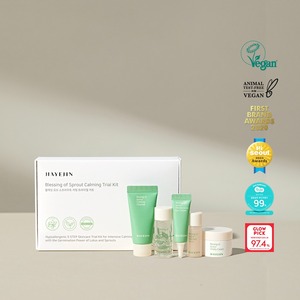 Kit de prueba hidratante Hayejin Korean Skincare Blessing of Sprout Calming Set - Product Image 1