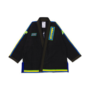 Kimono de Jiu-Jitsu Brésilien (BJJ) Noir Personnalisé Léger 100% Coton Fournisseur OEM Marque Privée Tissage Perlé Haute Densité 450-550 GSM - Product Image 4