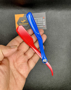 Lames de rasoir demi-lune pour hommes de style japonais Saaqaans Enterprises, en acier inoxydable, pour barbier professionnel, vente chaude - Product Image 1