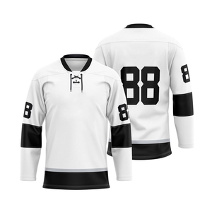 เสื้อฮอกกี้น้ำแข็งปักลายทวิลล์แบบกำหนดเอง OEM ปี 2026 พร้อมลายพิมพ์แบบซับลิเมชั่น จัดส่งรวดเร็ว ปรับแต่งได้สำหรับทีม - Product Image 4