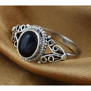 925 Sterling <b>Silver</b> <b>Garnet</b> <b>Ring</b> Trendy Christian Wedding Three Stone Bezel Setting Everyday Wear Unisex - Product Image 5