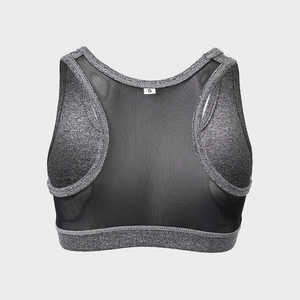 2026 New Custom Nylon Lightweight Breathable Backless High Support Seamless Sports Yoga Gym Fitness Bra for Women - Product Image 2