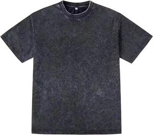 Acid Wash Oversized <b>T</b> <b>Shirt</b> 100% Cotton Vintage Washed Tee Blank Streetwear O Neck Short Sleeve for <b>Men</b> Acid Washed <b>Shirts</b> - Product Image 2
