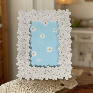 Resin Photo <b>Frame</b> with Lace Trim, Ornate <b>Picture</b> <b>Frame</b> Tabletop Stand, Gift & Home Decor Ornament From REHMAN CRAFT - Product Image 3