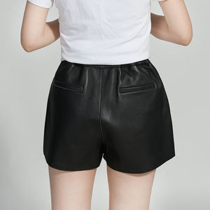 Jupe en cuir véritable pour femme PIHA SPORTS, taille mi-haute, coupe régulière, décontractée, fermeture à cordon, grande taille, séchage rapide, imperméable - Product Image 2